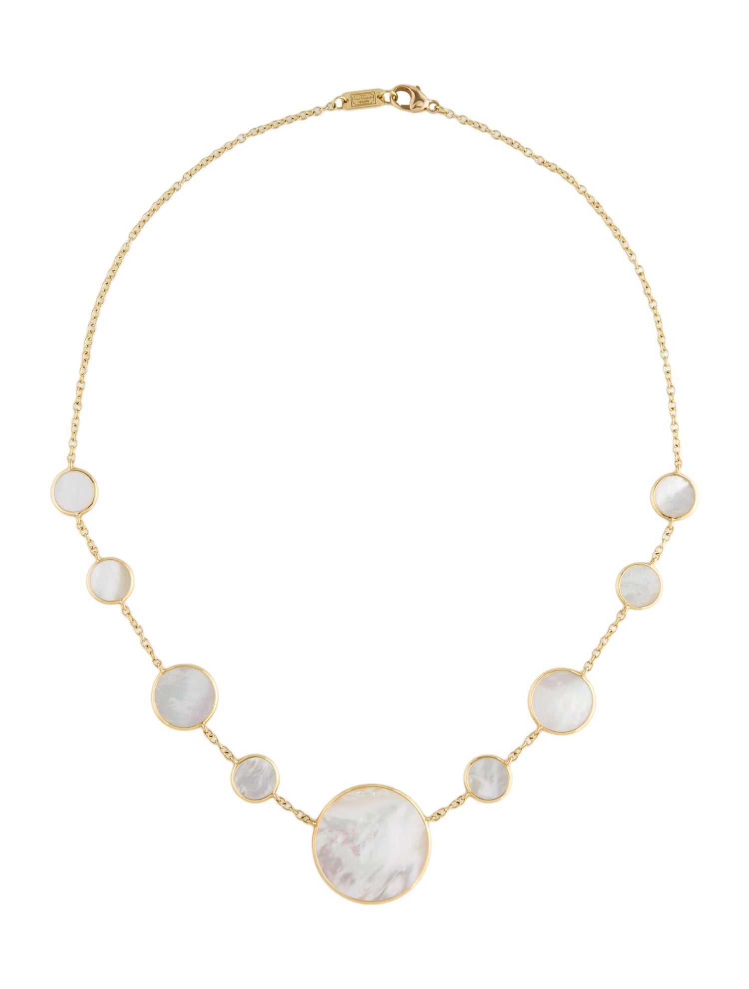 Ippolita 18K Mother of Pearl Circle Station Necklace