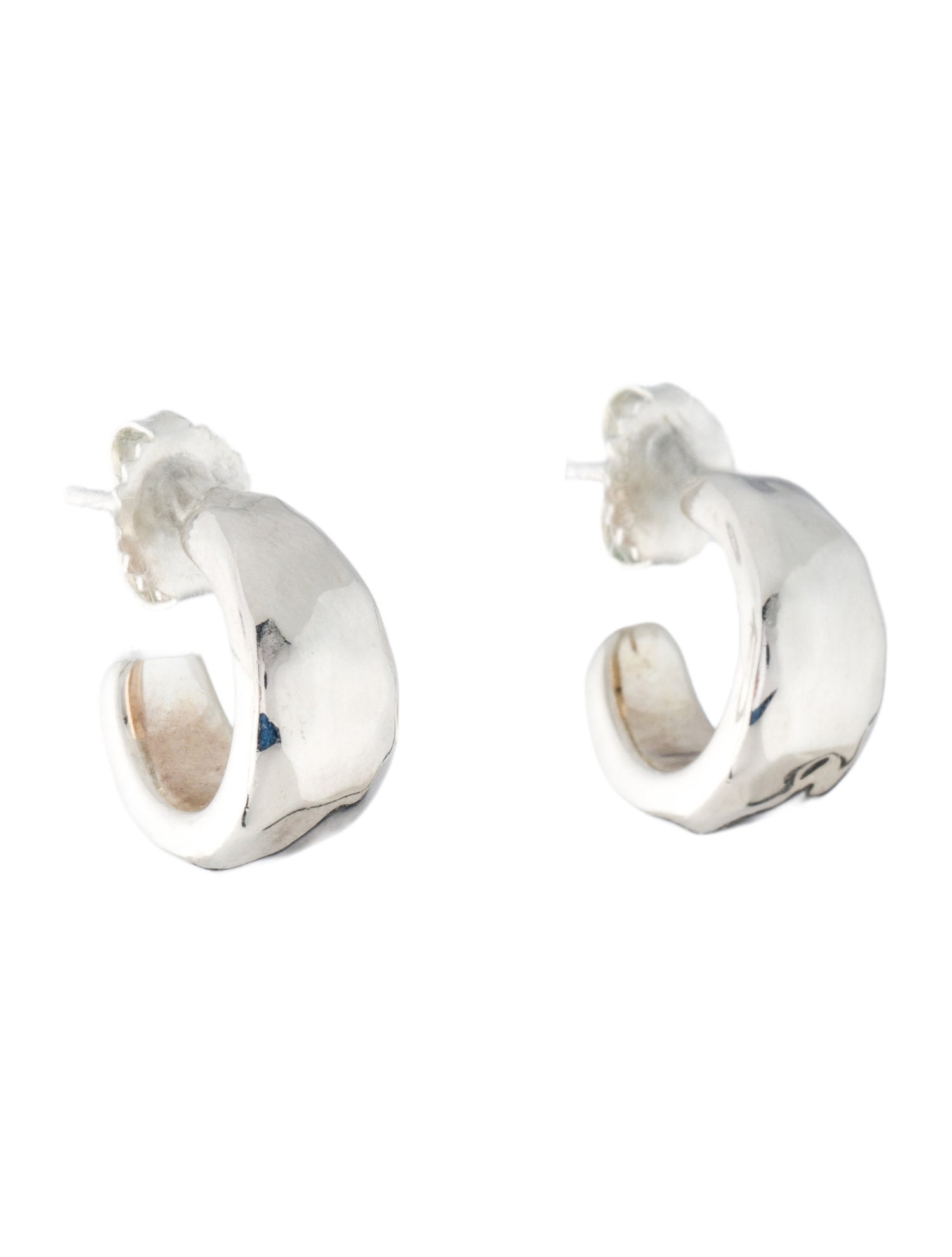 Ippolita Classico Hammered Huggie Earrings