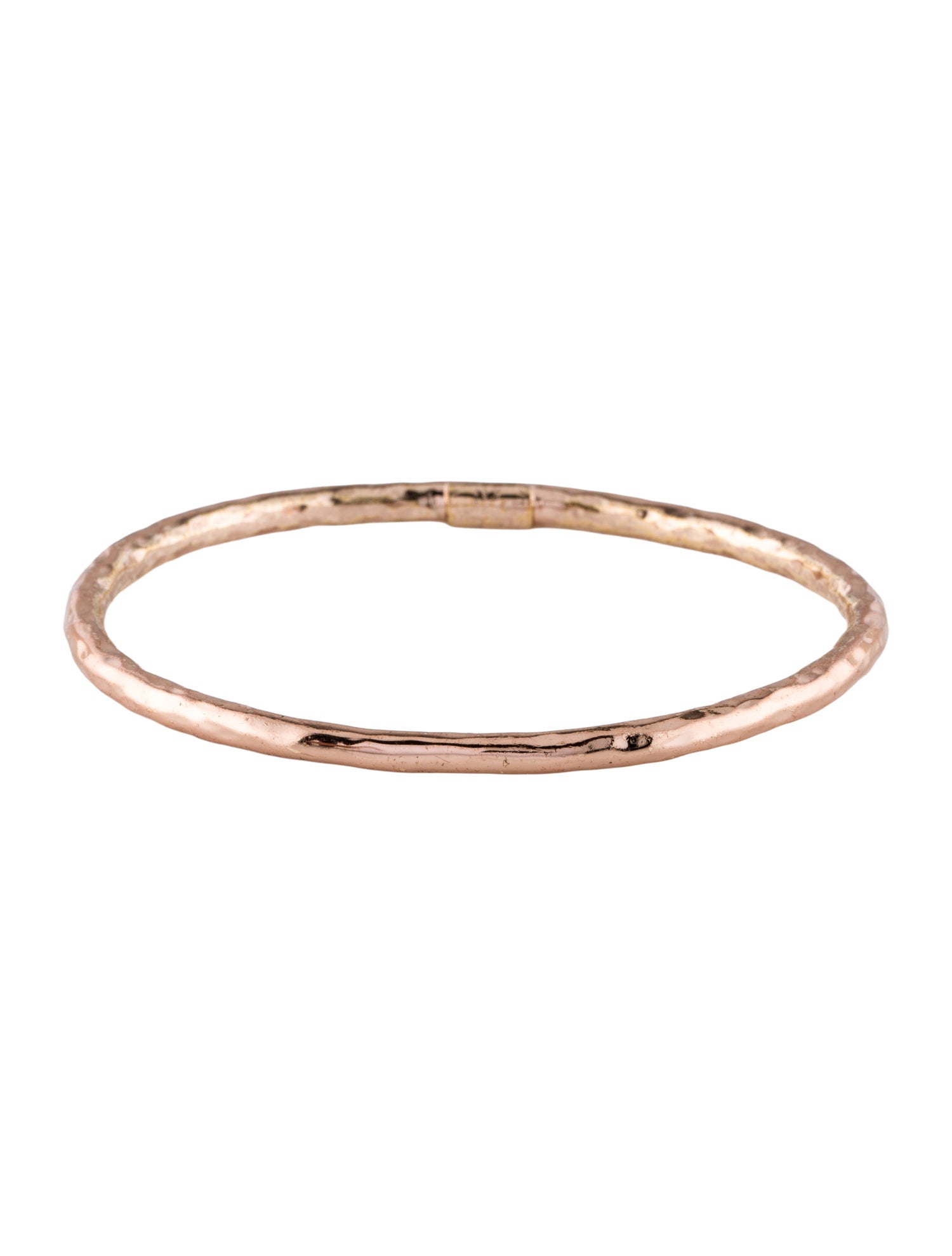 Ippolita Rosé Carino Hammered Bangle Bracelet