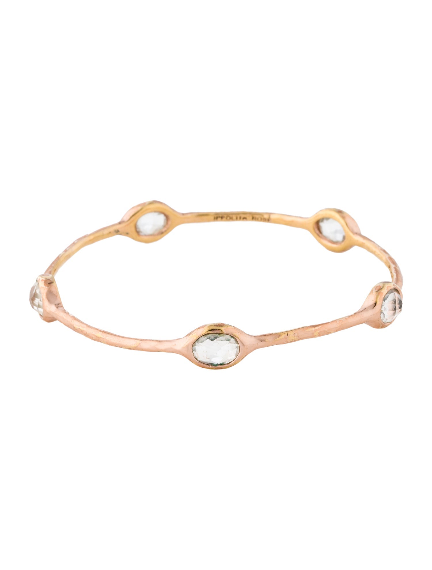 Ippolita Quartz Rosé Five Stone Bangle