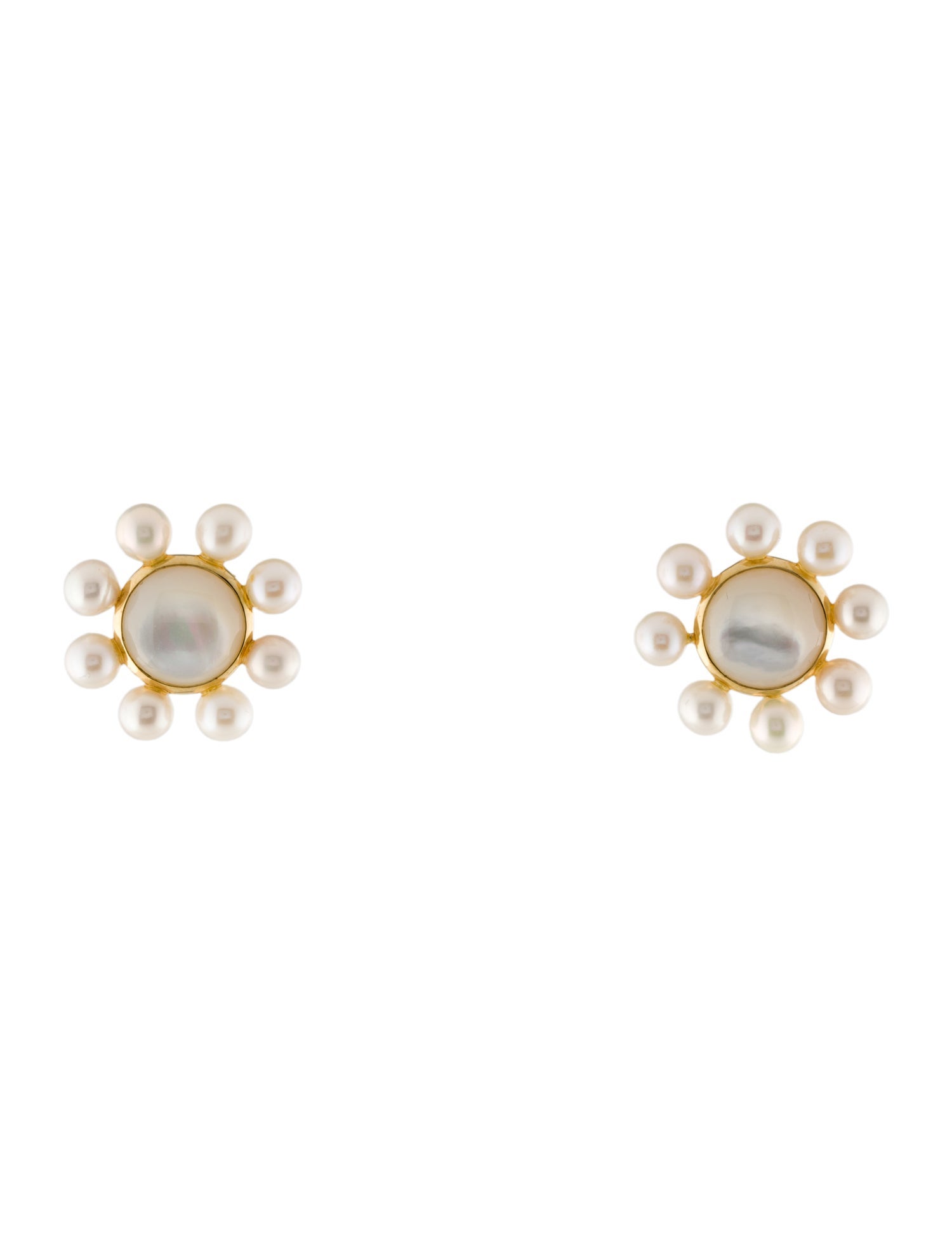 Ippolita 18K Pearl & Mother of Pearl Nova Stud Earrings