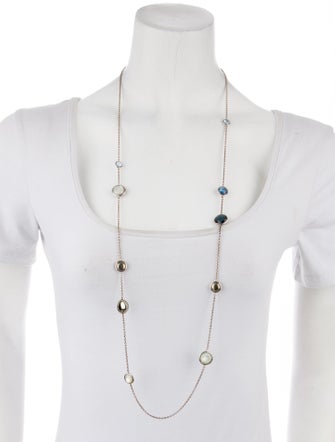 Ippolita Mother of Pearl & Multistone Doublet Long Station Necklace