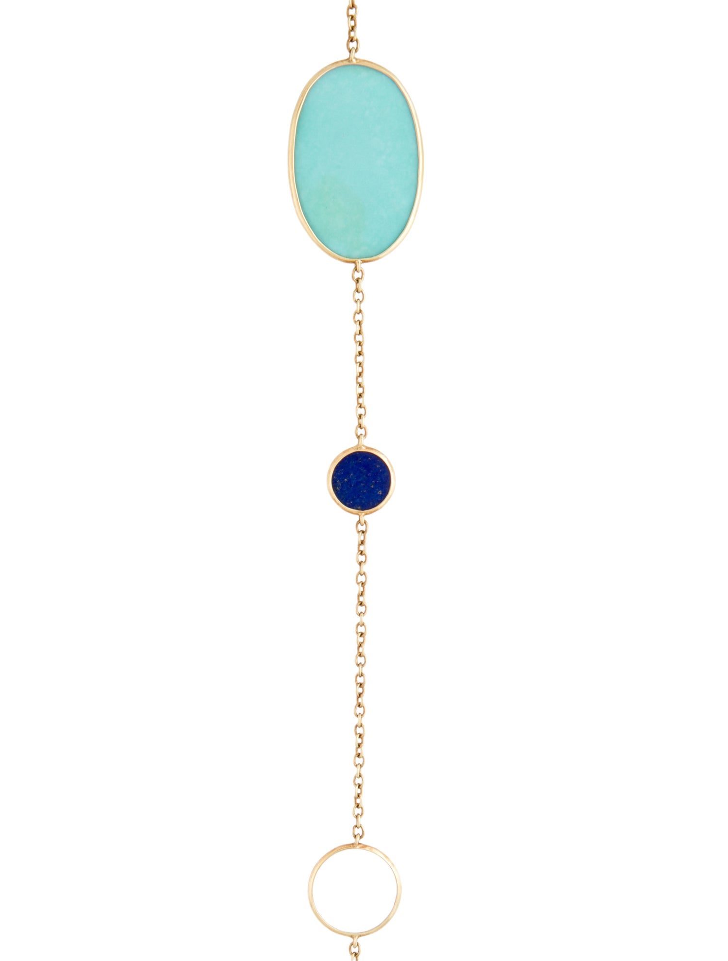Ippolita 18K Mother of Pearl, Turquoise & Lapis Lazuli Station Necklace