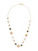 Ippolita 18K Rose Quartz, Quartz & Hematite Station Collar Necklace
