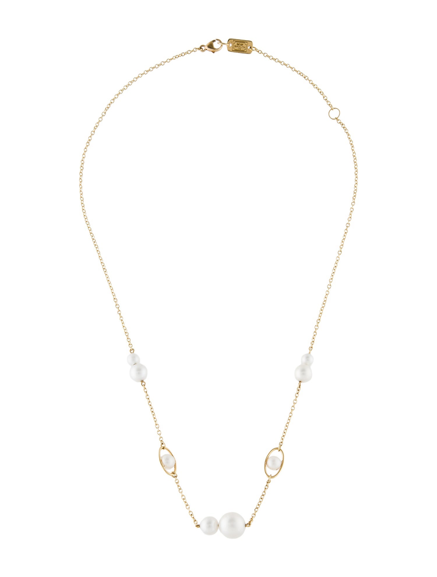 Ippolita 18K Pearl Station Necklace