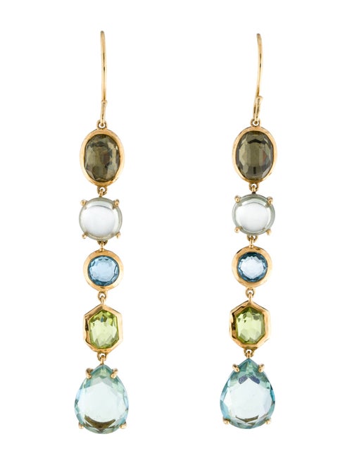 Ippolita 18K Multistone Gelato 5-Tier Drop Earrings