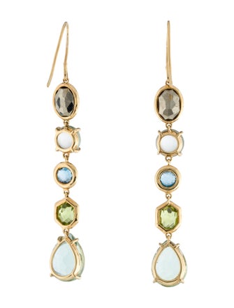 Ippolita 18K Multistone Gelato 5-Tier Drop Earrings