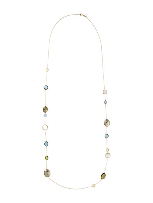 Ippolita 18K Multistone Station Necklace
