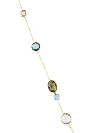 Ippolita 18K Multistone Station Necklace
