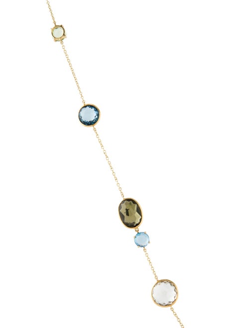 Ippolita 18K Multistone Station Necklace