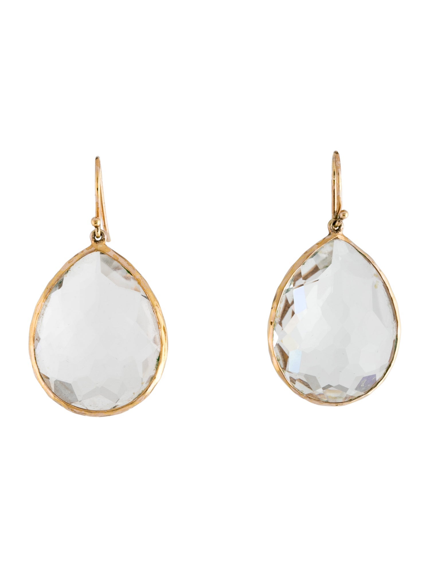 Ippolita Quartz Rosé Quartz Teardrop Earrings