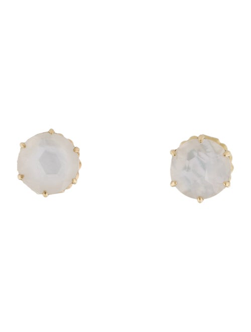 Ippolita 18K Mother of Pearl & Quartz Doublet Stud Earrings
