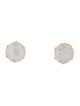 Ippolita 18K Mother of Pearl & Quartz Doublet Stud Earrings