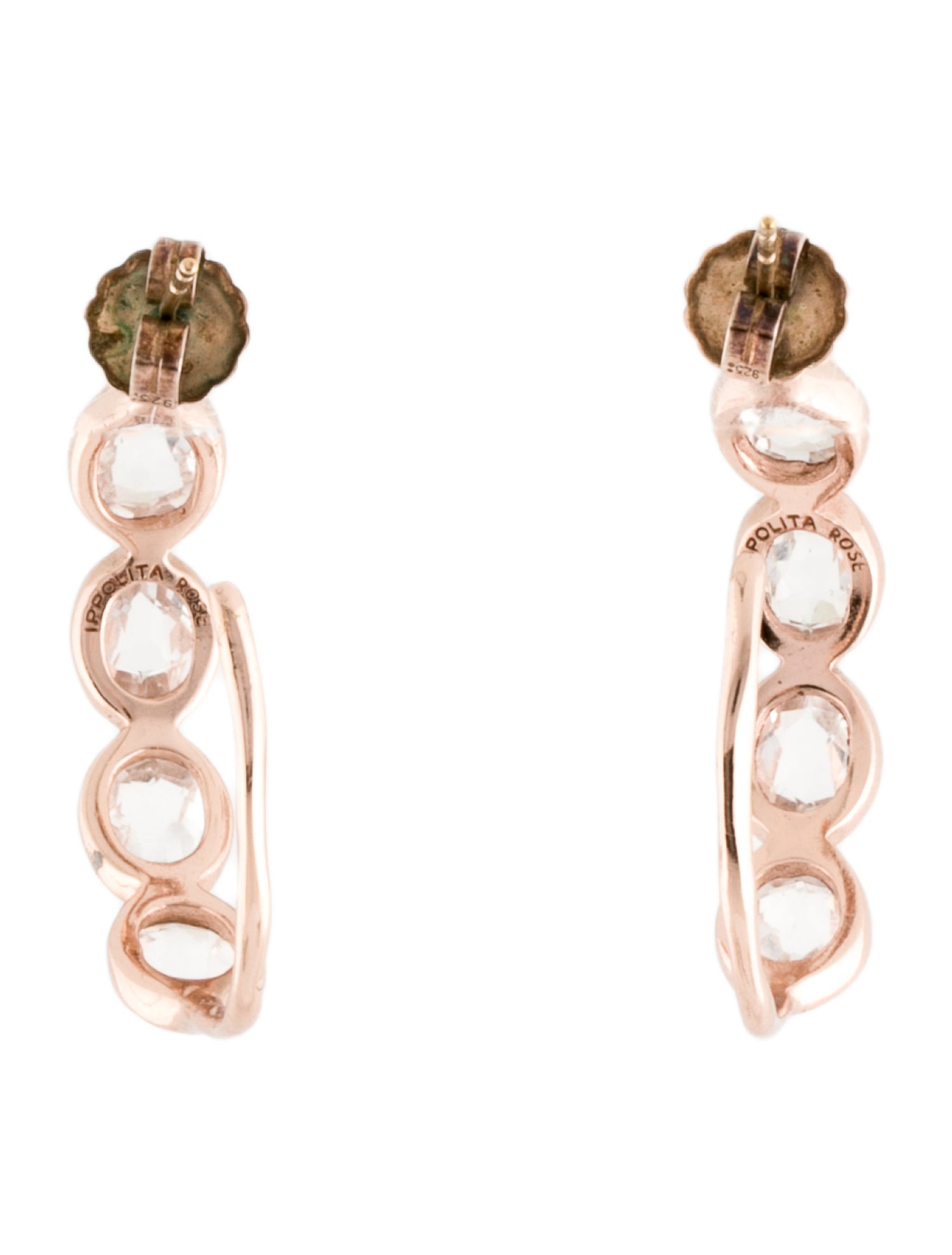 Ippolita Quartz Rosé Hoop Earrings