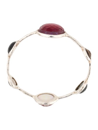 Ippolita Mother of Pearl & Multistone Triplet 6-Stone Bangle Bracelet