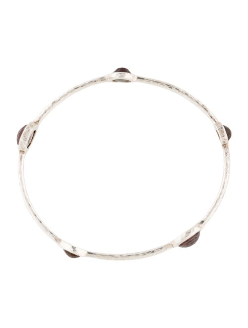 Ippolita Mother of Pearl, Quartz, & Smoky Quartz Triplet Bangle Bracelet