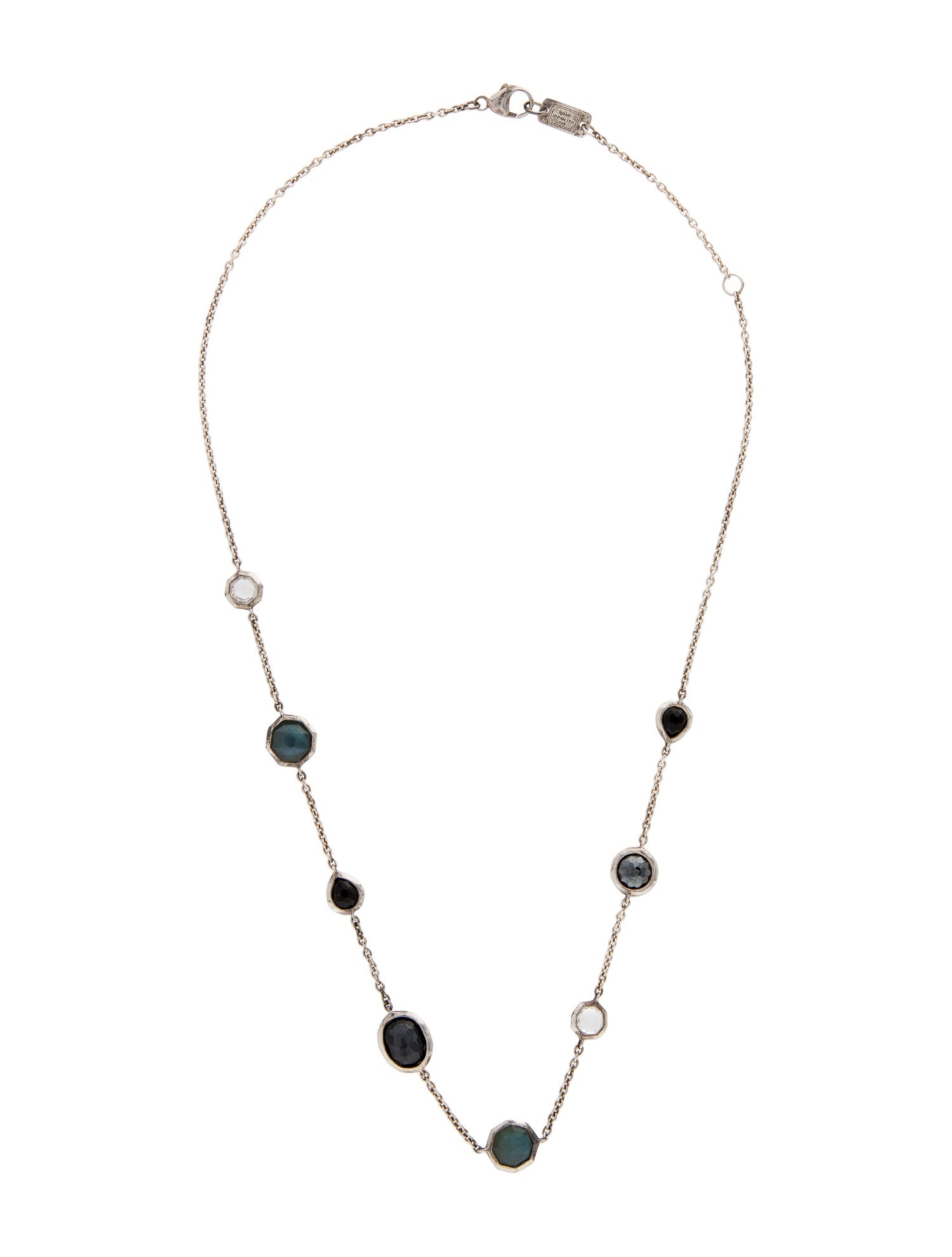 Ippolita Mother of Pearl & Multistone Mini Gelato Doublet Station Necklace