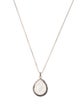 Ippolita Mother of Pearl Quartz Doublet & Diamond Pendant Necklace