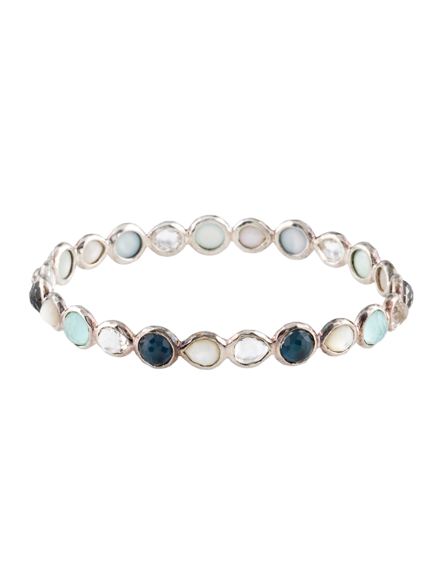 Ippolita Mother Of Pearl & Quartz Rock Candy Bangle
