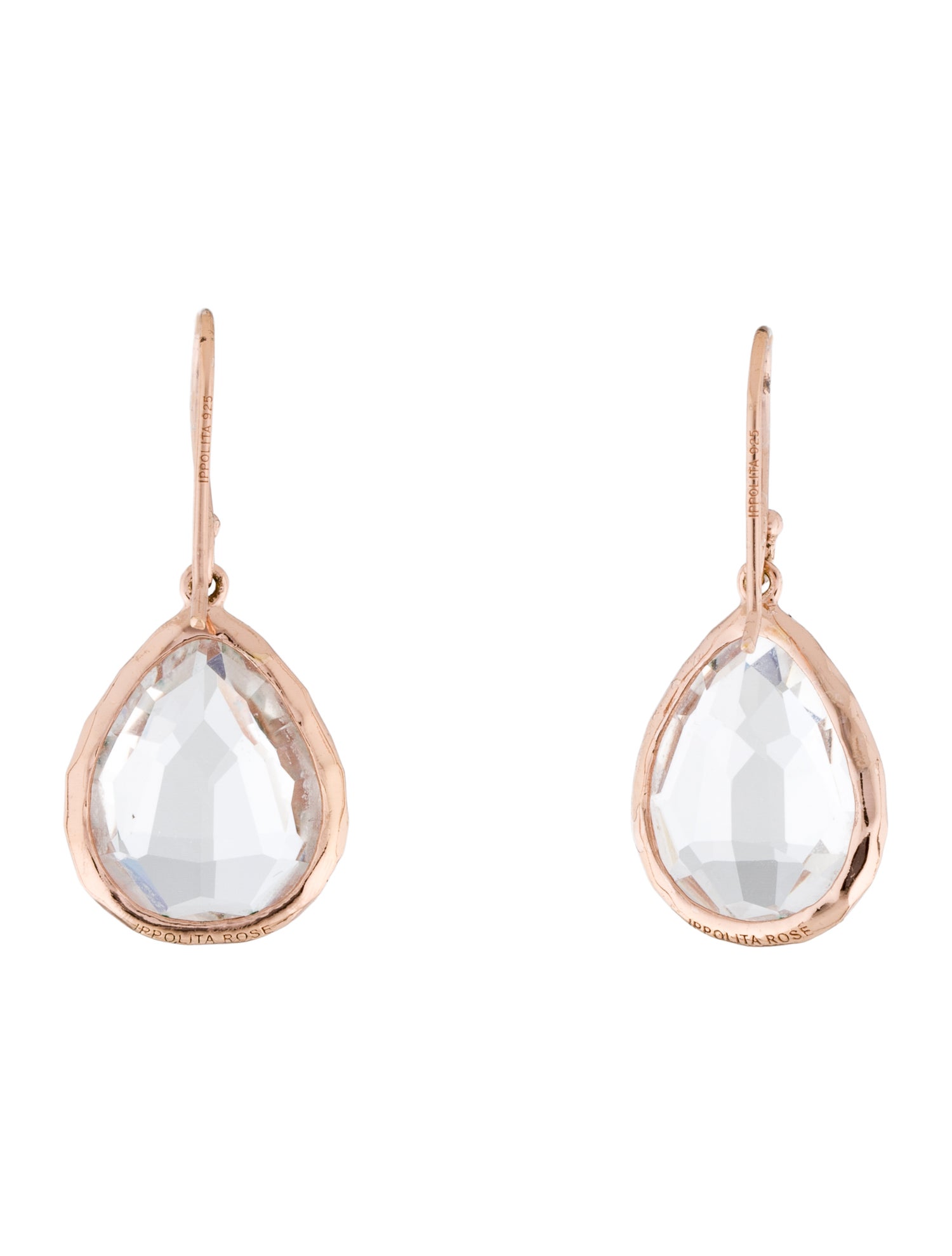 Ippolita Rosé Quartz Teardrop Earrings