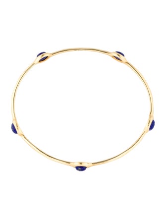 Ippolita 18K Lapis Lazuli 5-Stone Bangle Bracelet
