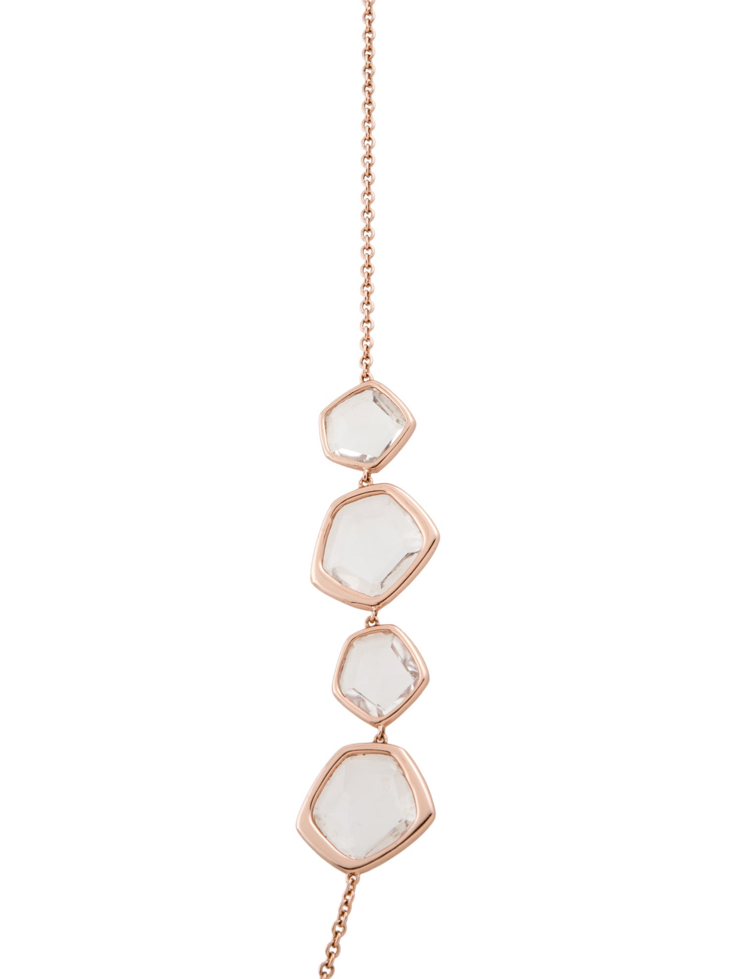 Ippolita Diamond & Quartz Station Necklace