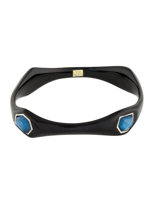 Ippolita Mother Of Pearl & Quartz Triplet Resin Four Station Bangle