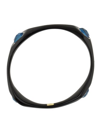 Ippolita Mother Of Pearl & Quartz Triplet Resin Four Station Bangle