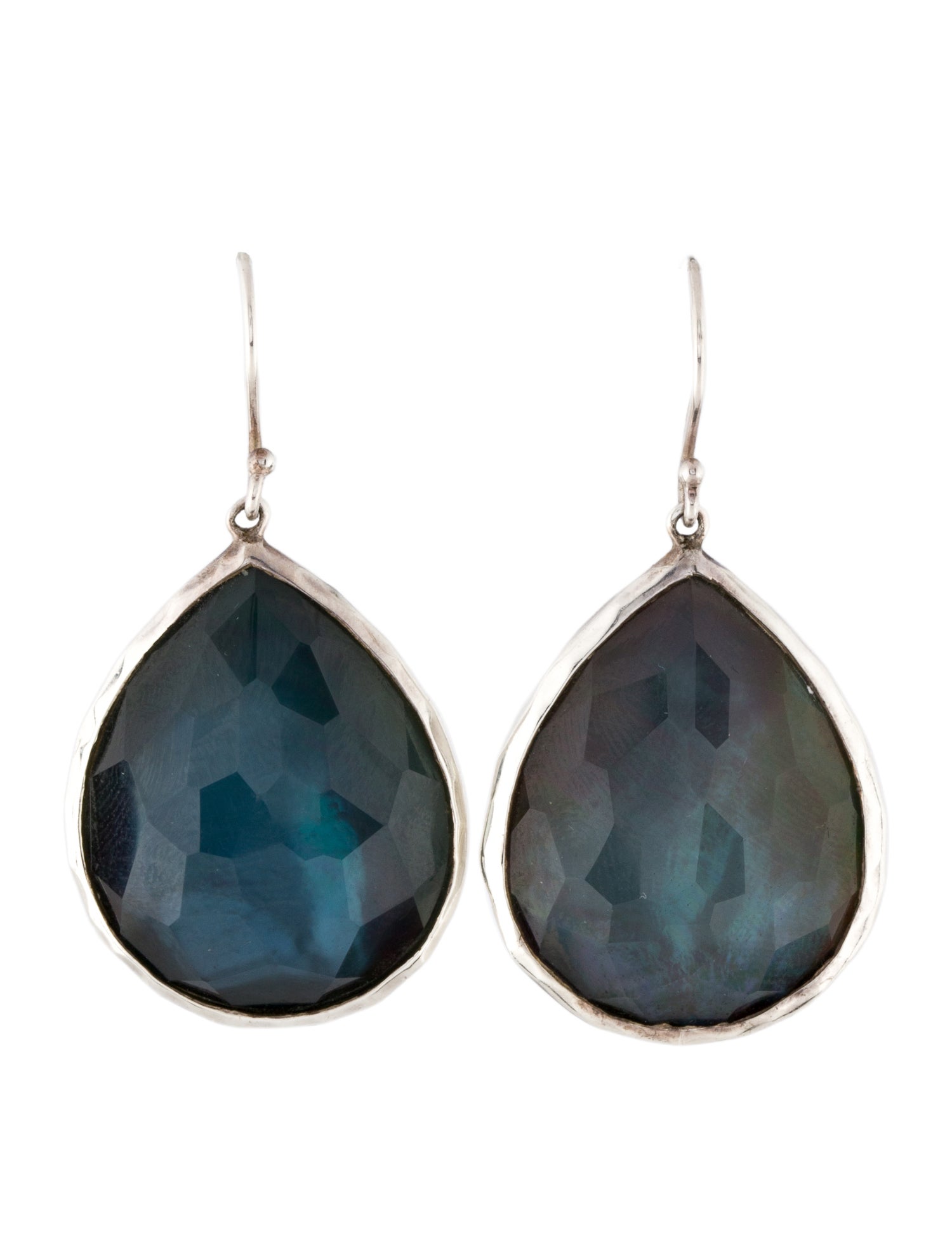 Ippolita Mother of Pearl & Quartz Doublet Teardrop Drop Earrings