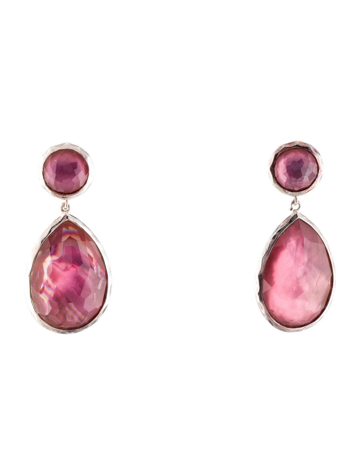 Ippolita Mother of Pearl & Quartz Doublet Snowman Earrings