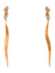 Ippolita 18K Diamond Stardust Twisted Drop Earrings