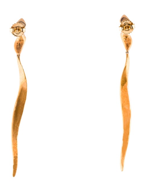 Ippolita 18K Diamond Stardust Twisted Drop Earrings