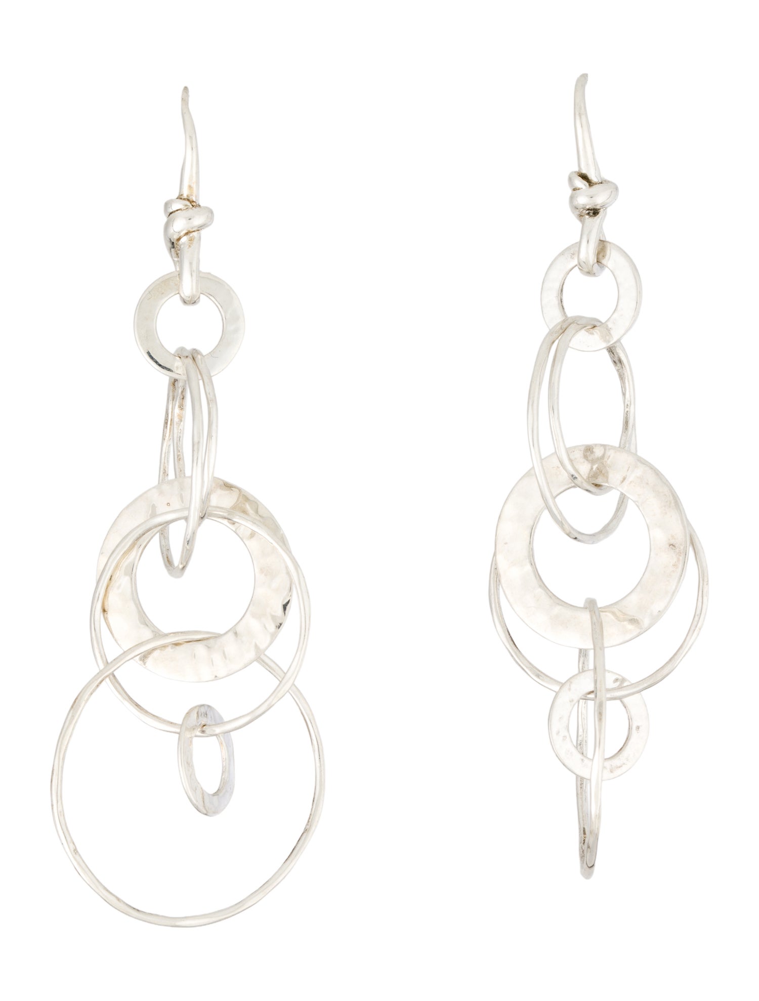Ippolita Hammered Jet Set Drop Earrings