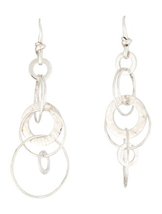 Ippolita Hammered Jet Set Drop Earrings