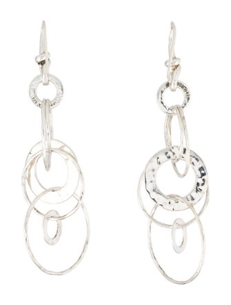 Ippolita Hammered Jet Set Drop Earrings
