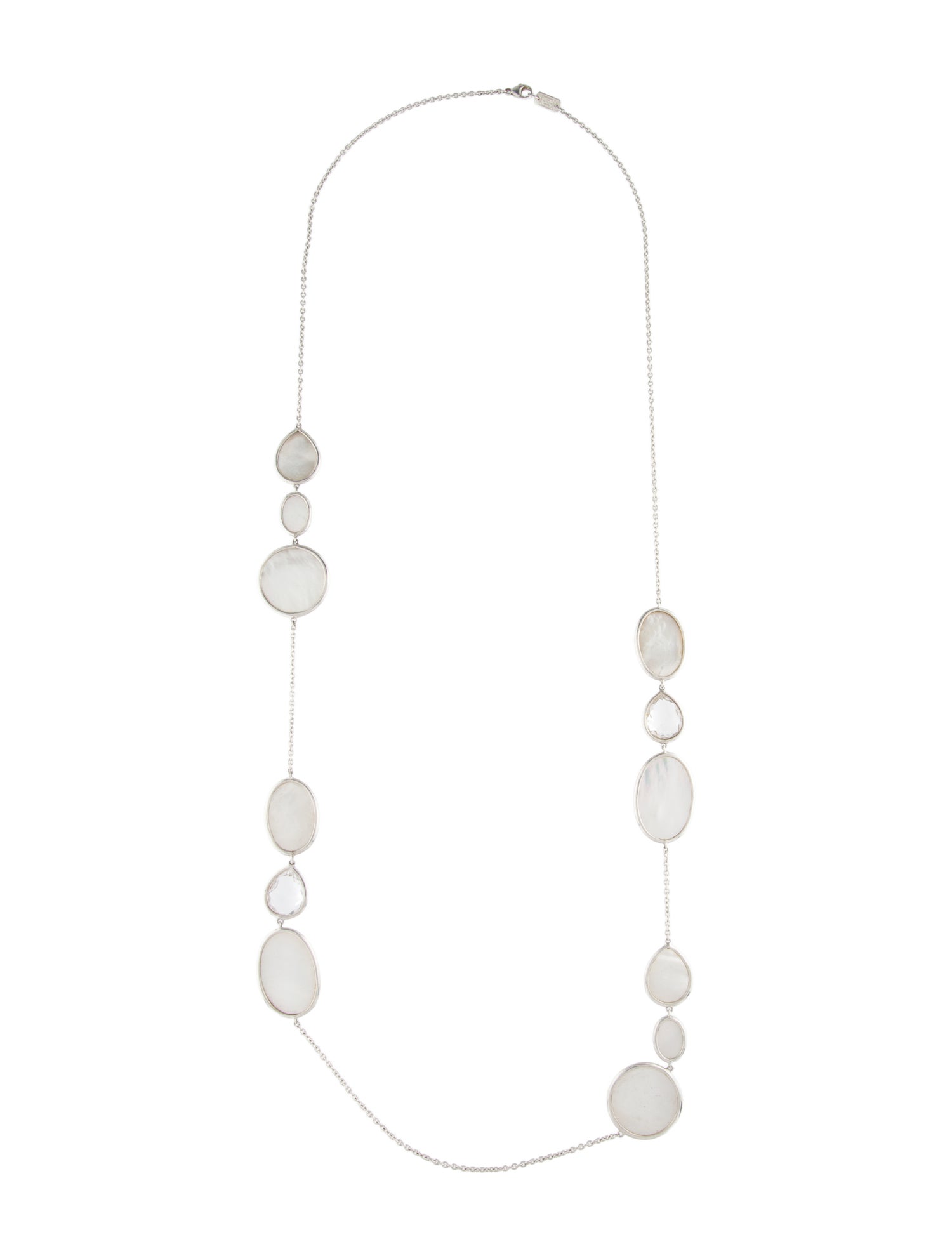 Ippolita Mother Of Pearl & Quartz Station Necklace