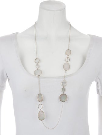 Ippolita Mother Of Pearl & Quartz Station Necklace