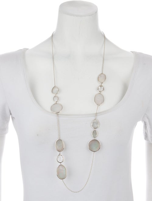 Ippolita Mother Of Pearl & Quartz Station Necklace