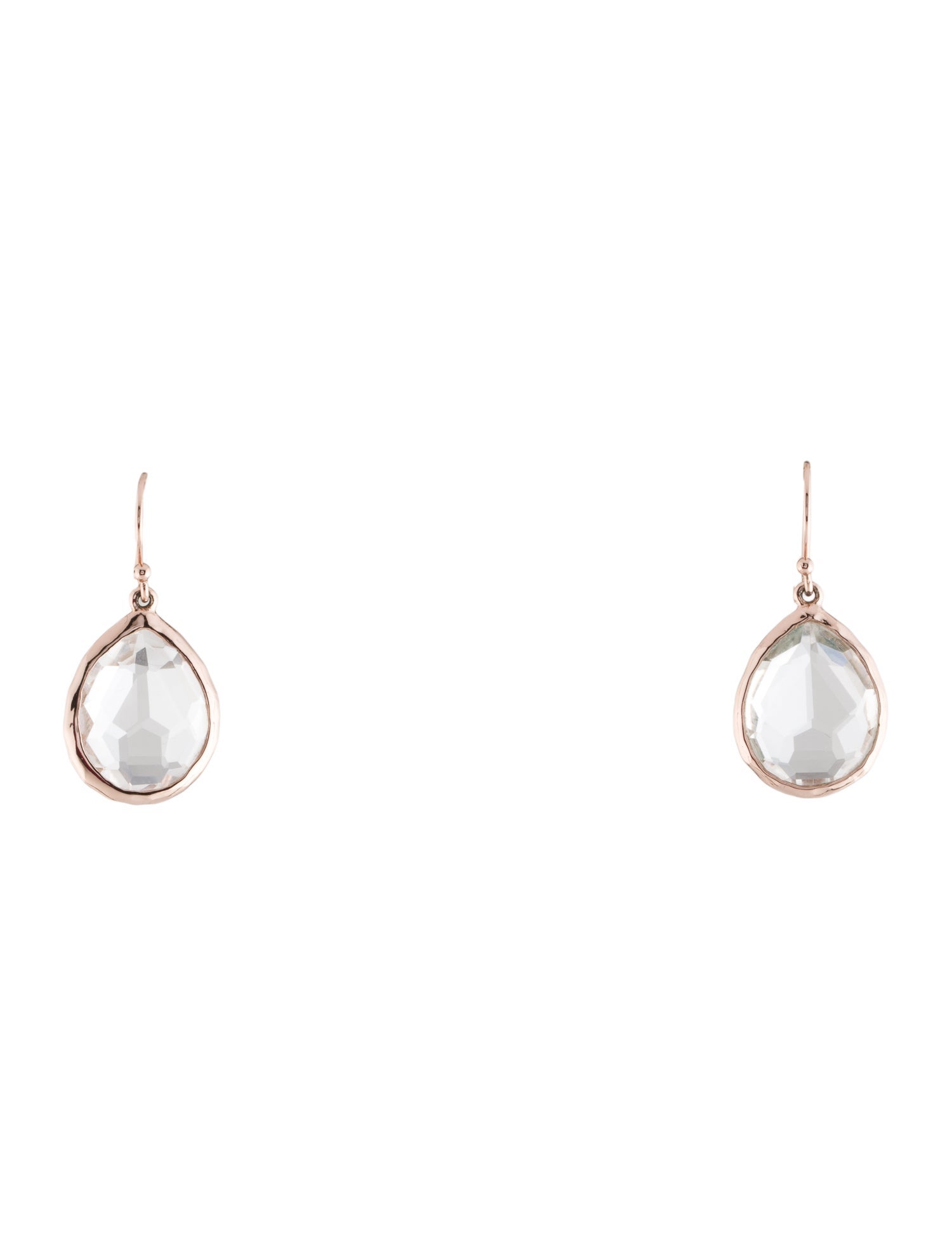 Ippolita Rosé Quartz Teardrop Earrings