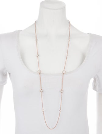 Ippolita Quartz Rosé Paillette Lollipop Station Necklace
