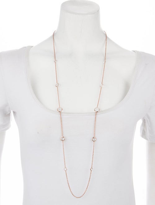 Ippolita Quartz Rosé Paillette Lollipop Station Necklace