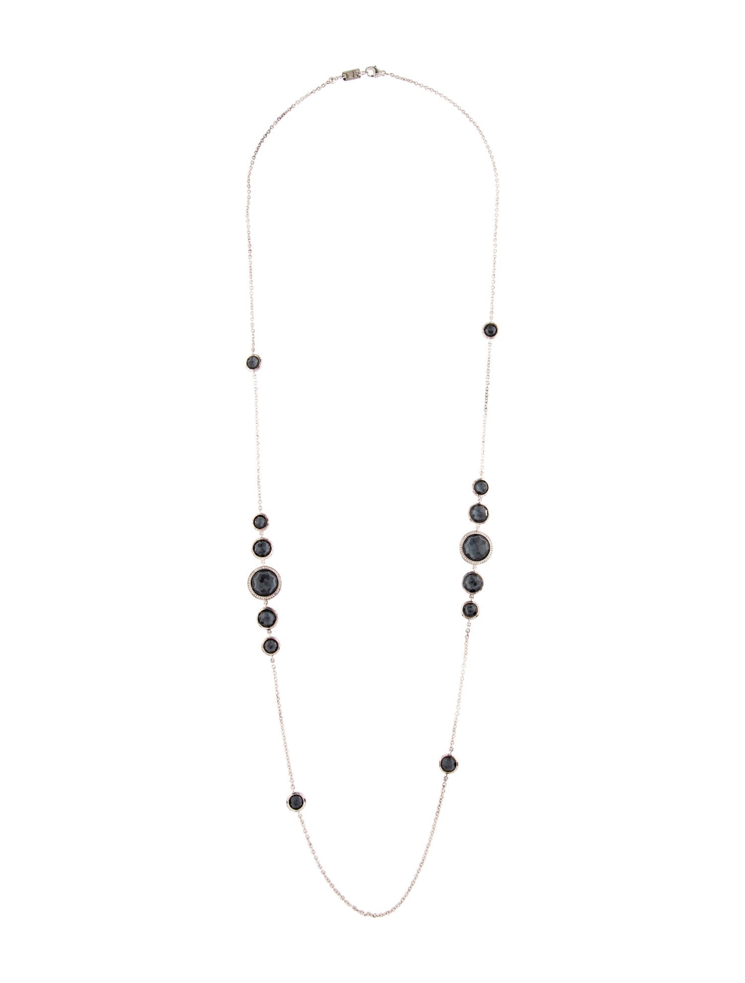 Ippolita Quartz Doublet & Diamond Station Necklace