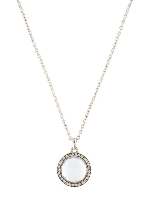 Ippolita Quartz & Diamond Mini Pendant Necklace