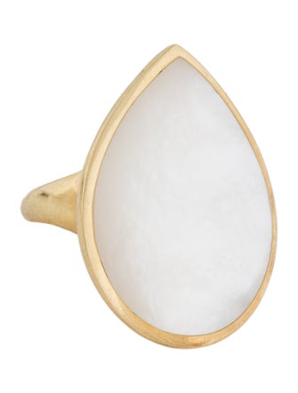 Ippolita 18K Mother of Pearl Polished Rock Candy Cocktail Ring