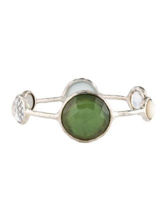 Ippolita Mother of Pearl & Quartz 6 Station Bangle