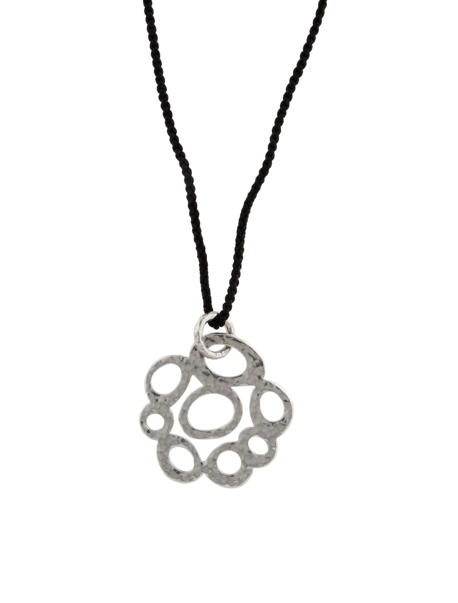 Ippolita Hammered Flower Pendant Necklace