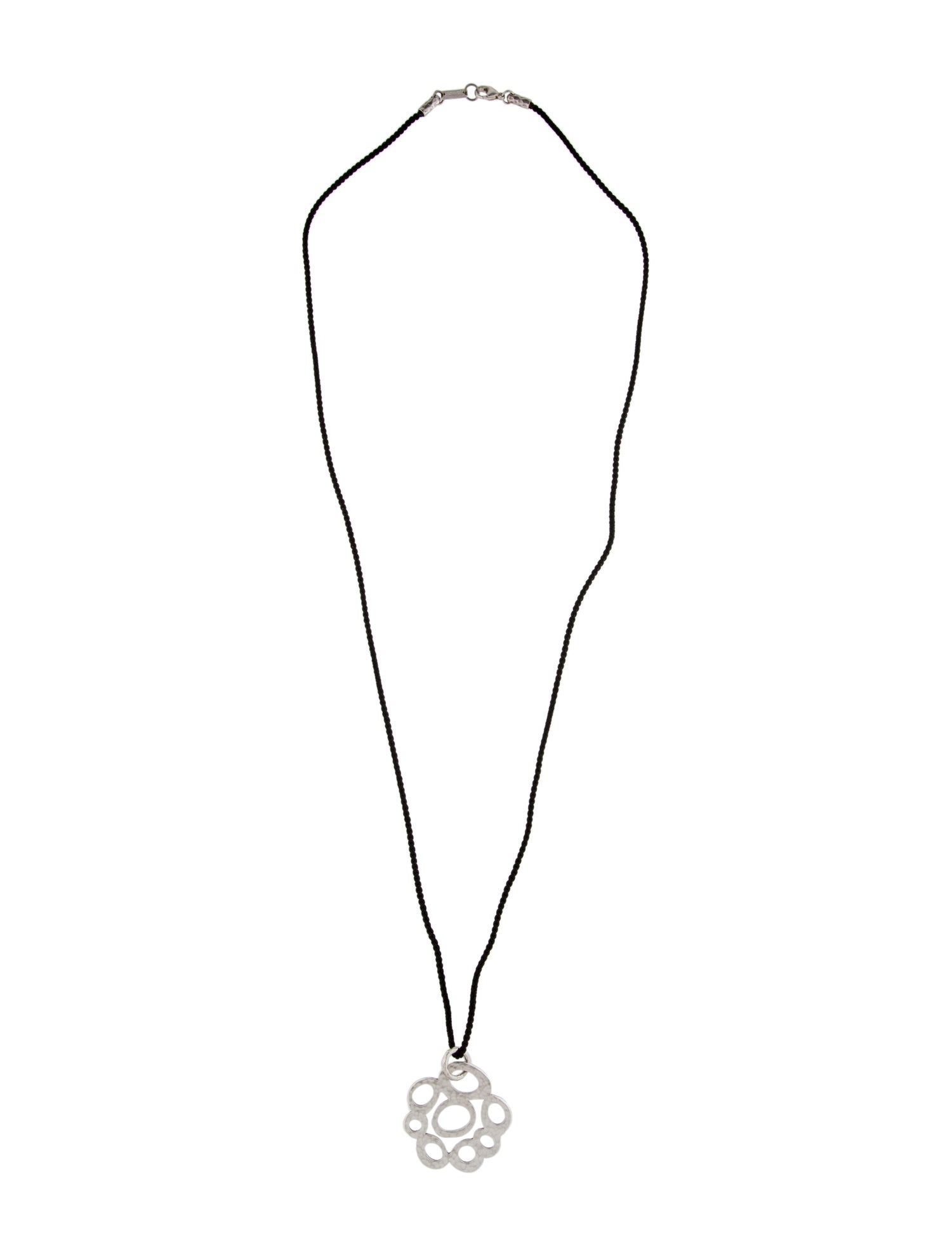 Ippolita Hammered Flower Pendant Necklace