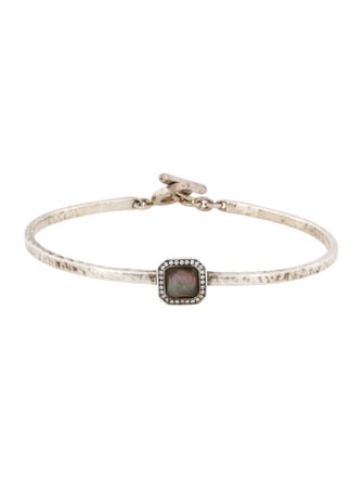 Ippolita Quartz & Mother of Pearl Doublet, & Diamond Stella Togglette Bracelet