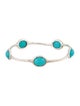 Ippolita Turquoise 5-Stone Station Bangle Bracelet