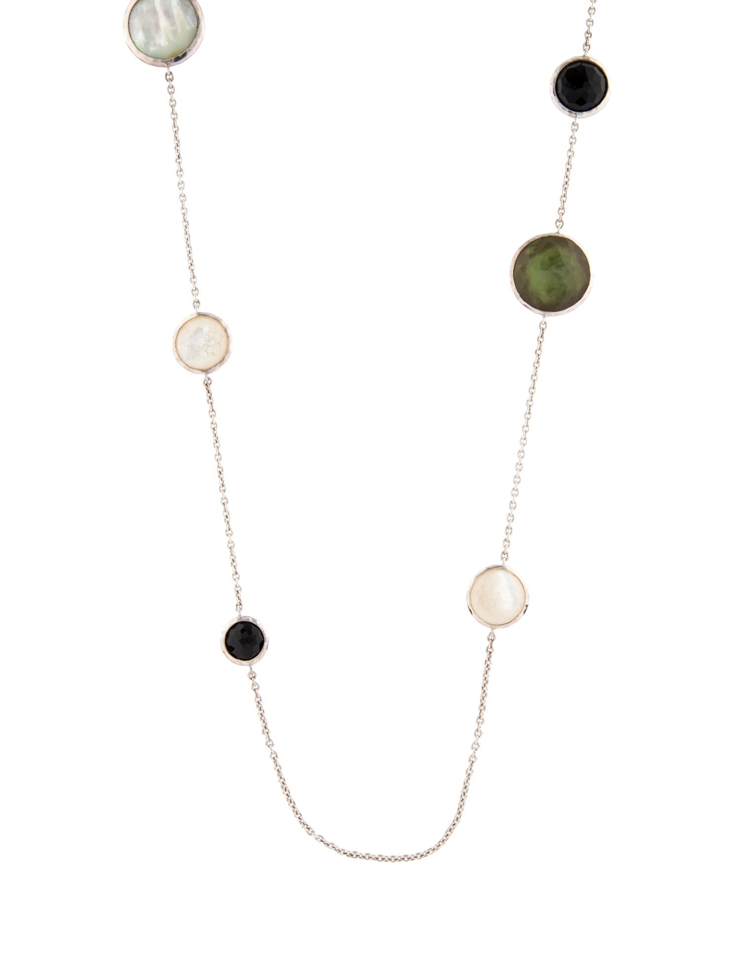 Ippolita Mother Of Pearl & Multi-Stone Station Necklace